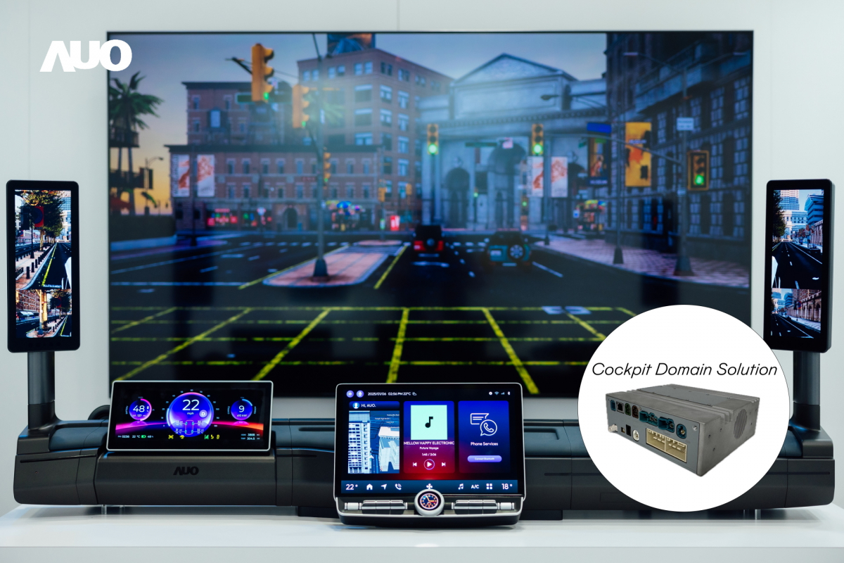 友達「智慧座艙域控解決方案」可做為車內運算的核心平台，驅動創新人機介面與豐富的座艙應用，獲得台灣精品標誌肯定