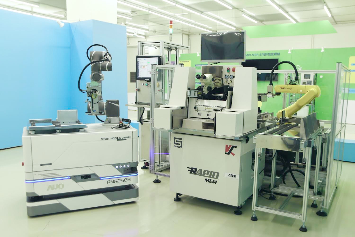 友達數位攜手半導體設備大廠K&S及夥伴樂宇精密，針對半導體封裝場域痛點，提供iAMHS一站式解決方案，創造產能提升至少10%的效益