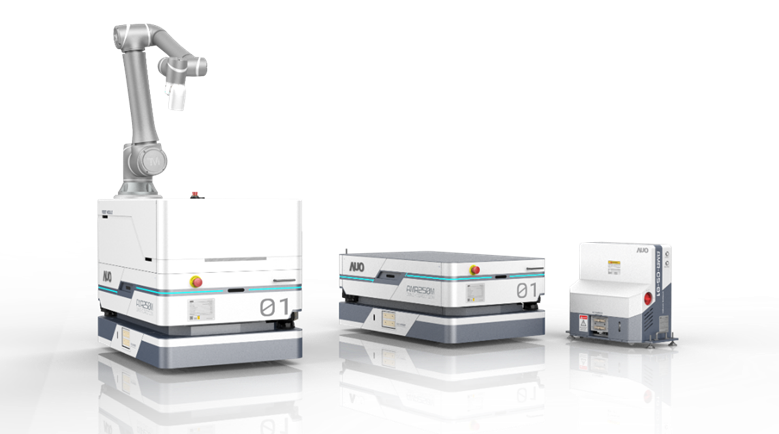 友達數位開發的自主式移動機器人（AMR250M），搭配全向輪並結合AI演算法、2D LiDAR、3D攝影機等技術，協助客戶實現產線全自動化